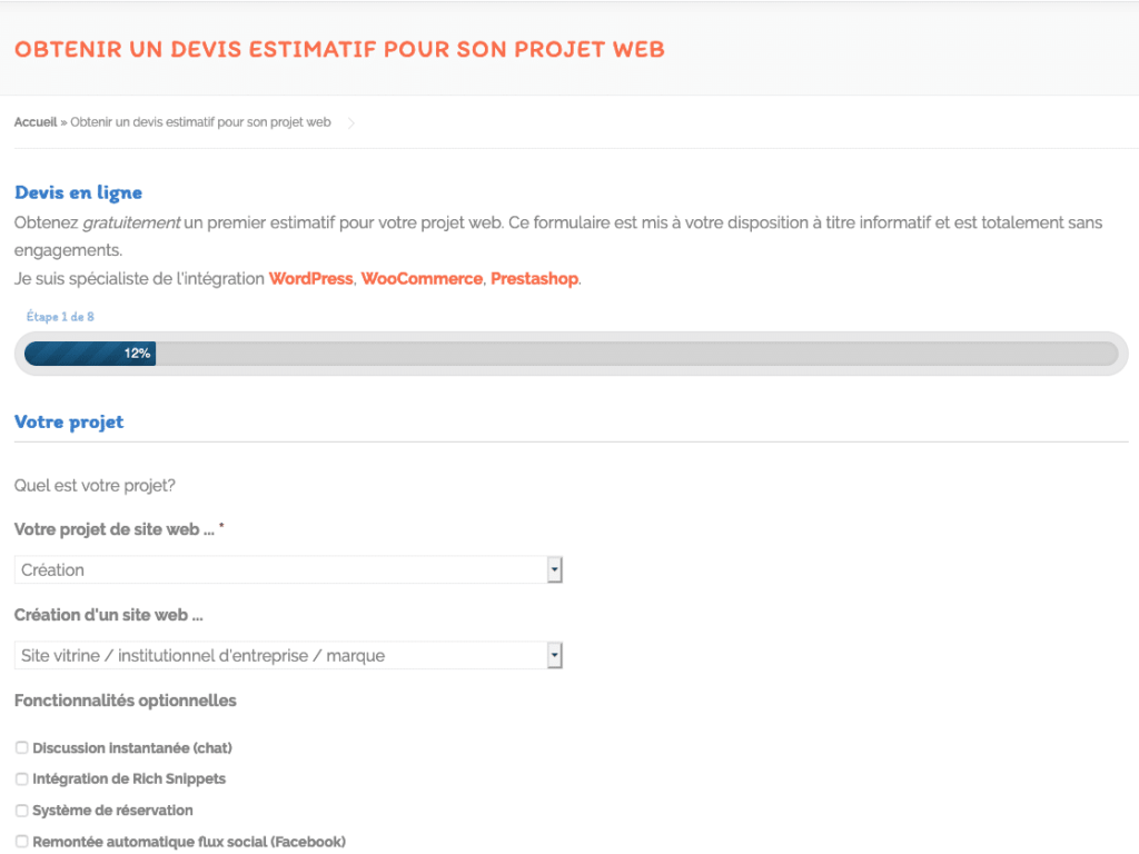 Diminuer le taux de rebond / améliorer le taux de conversion de vos formulaires de contact