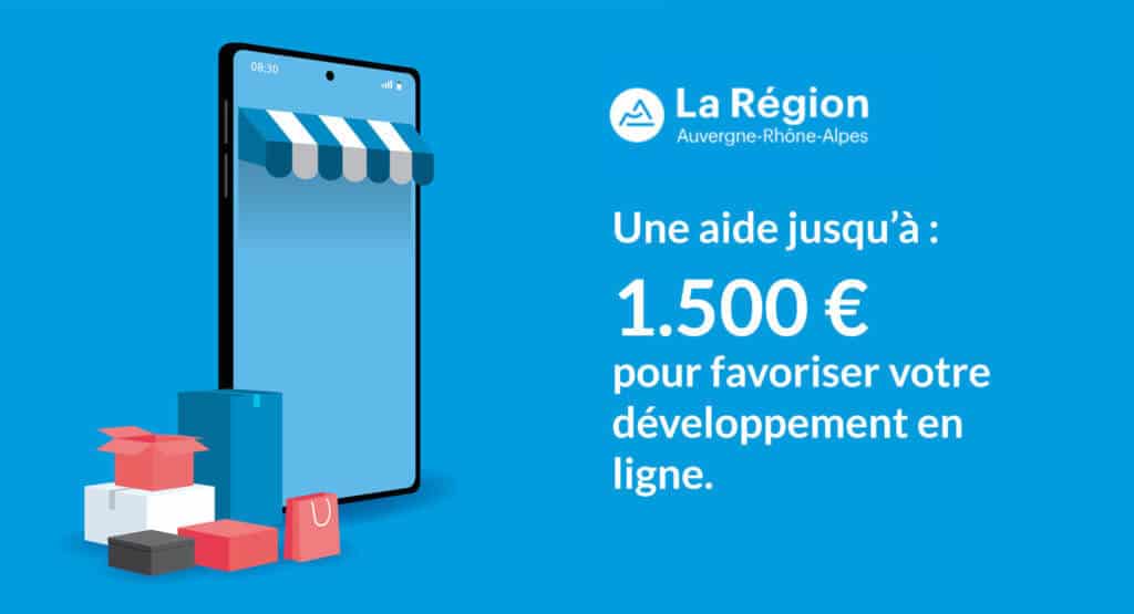 La Région Auvergne-Rhône-Alpes : aide pour favoriser le développement en ligne