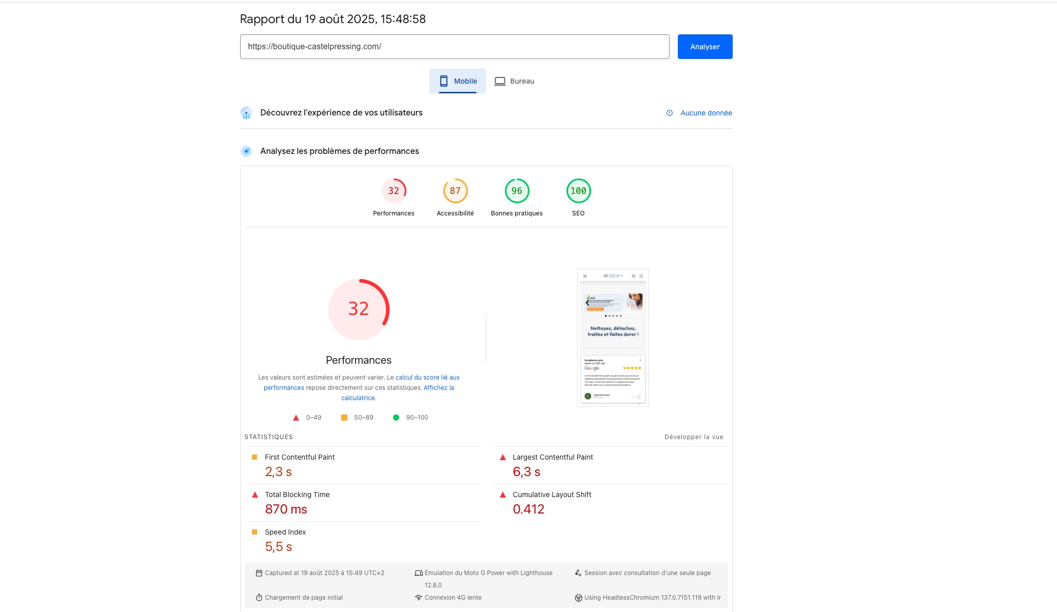 Comment analyser la vitesse de son site WordPress ? PageSpeed Insights