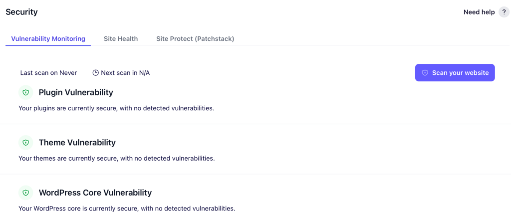 WP Umbrella - security