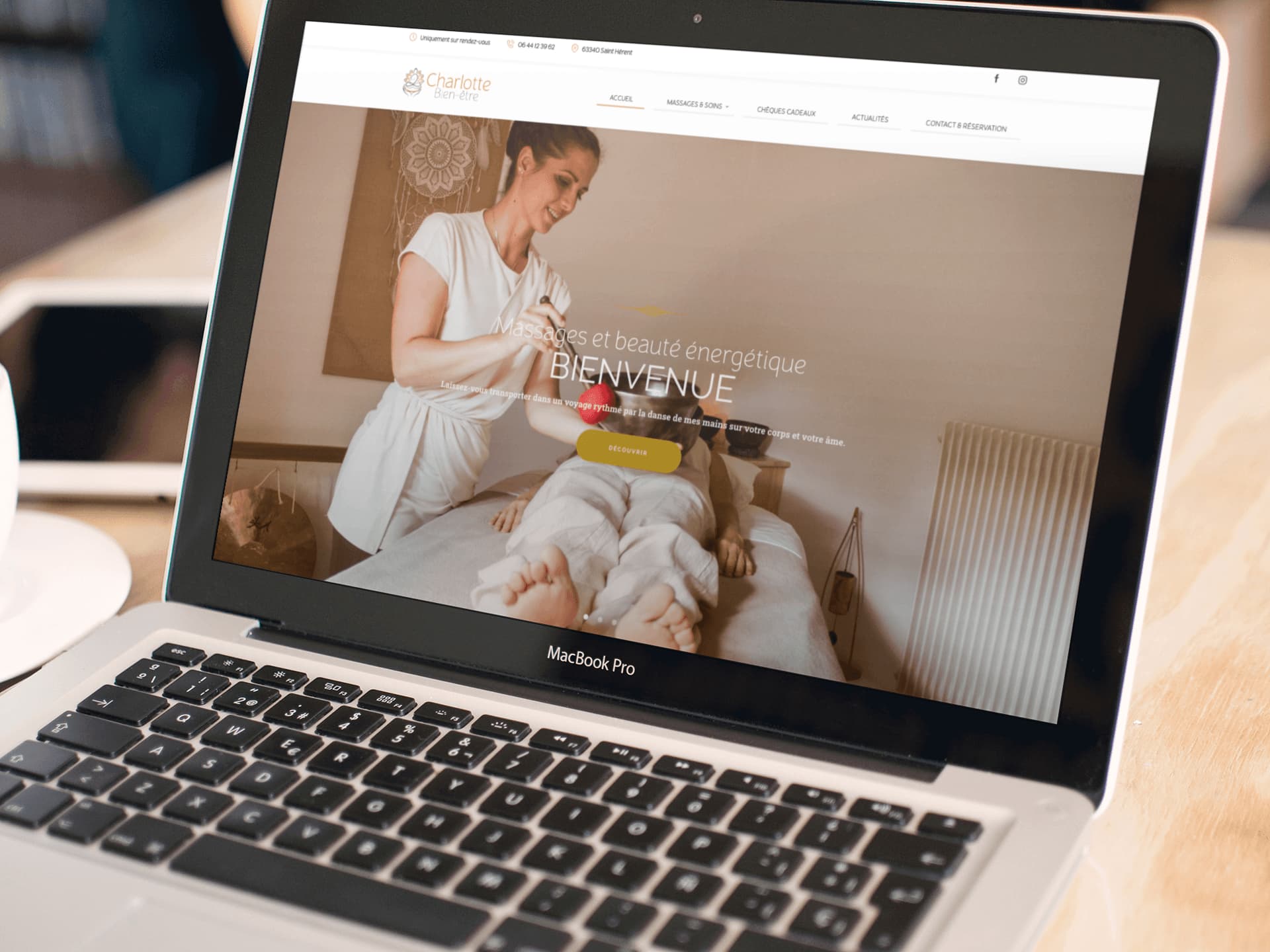 Charlotte bien être - site WordPress