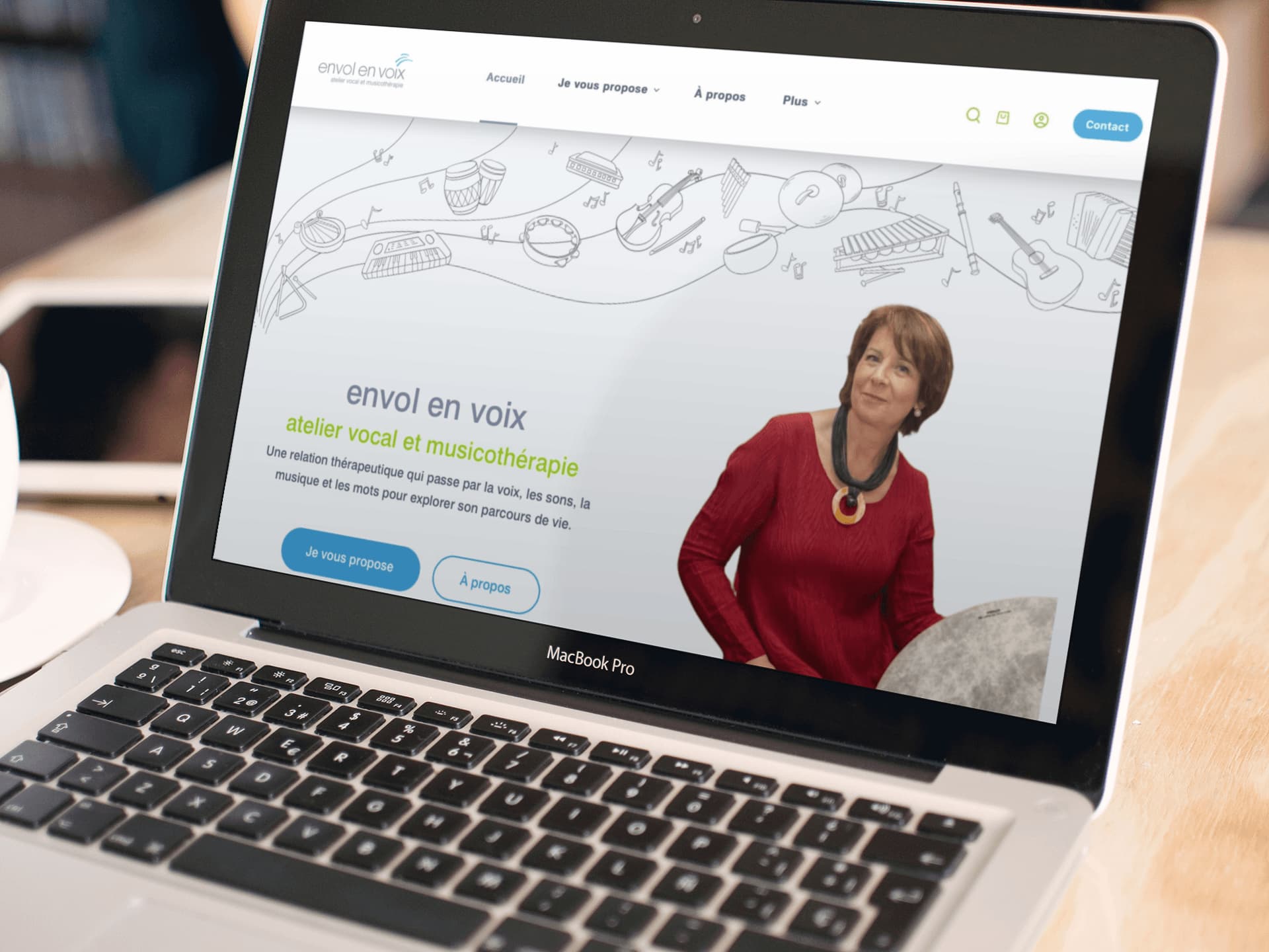 Envol en Voix : site WordPress / WooCommerce