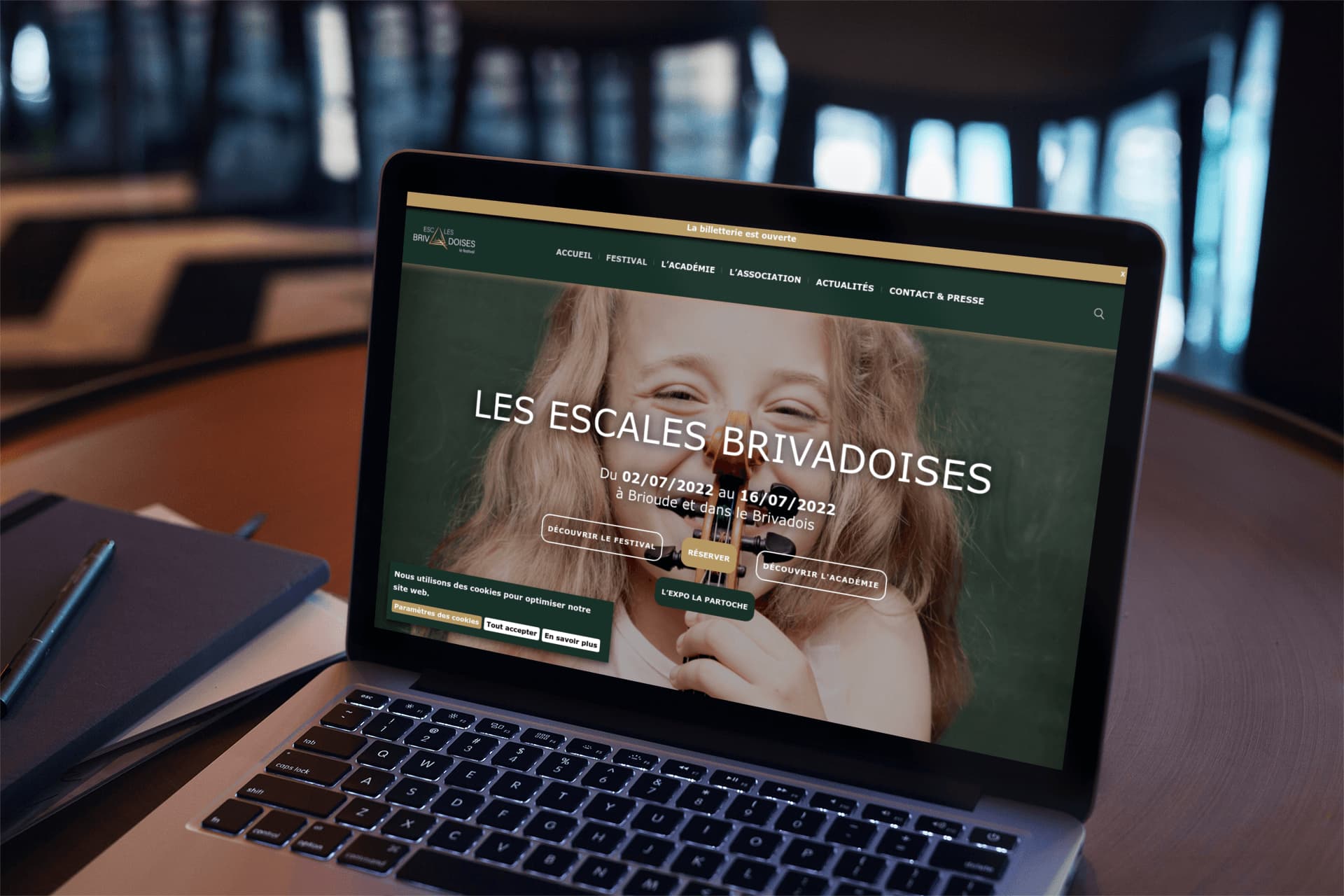 Site WordPress Escales Brivadoises